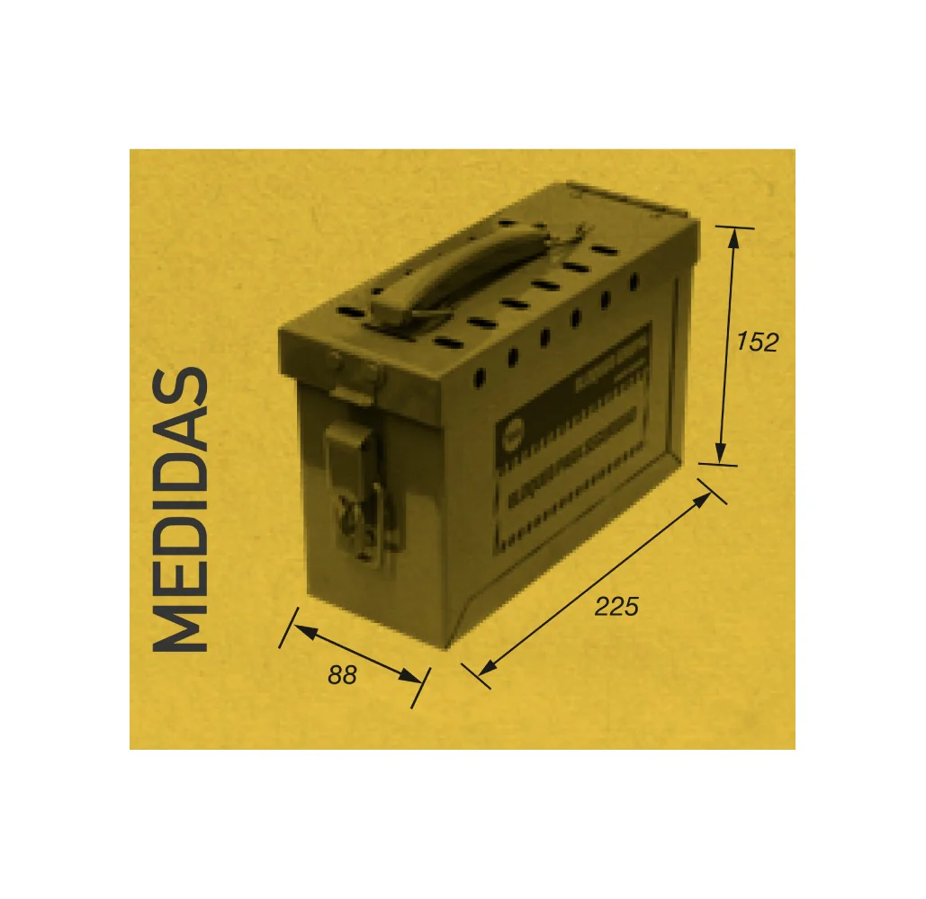 Caja de Bloqueo Roja Grupal: Seguridad Industrial Portátil - Image 3