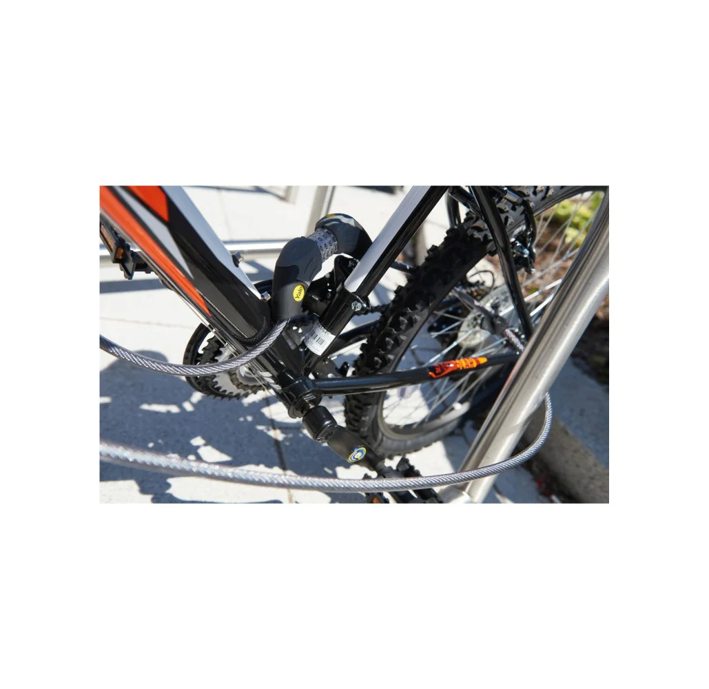 Candado de Bicicleta Tipo Cable con Clave YCC1 - Seguridad Adicional para tu Bicicleta - Image 3