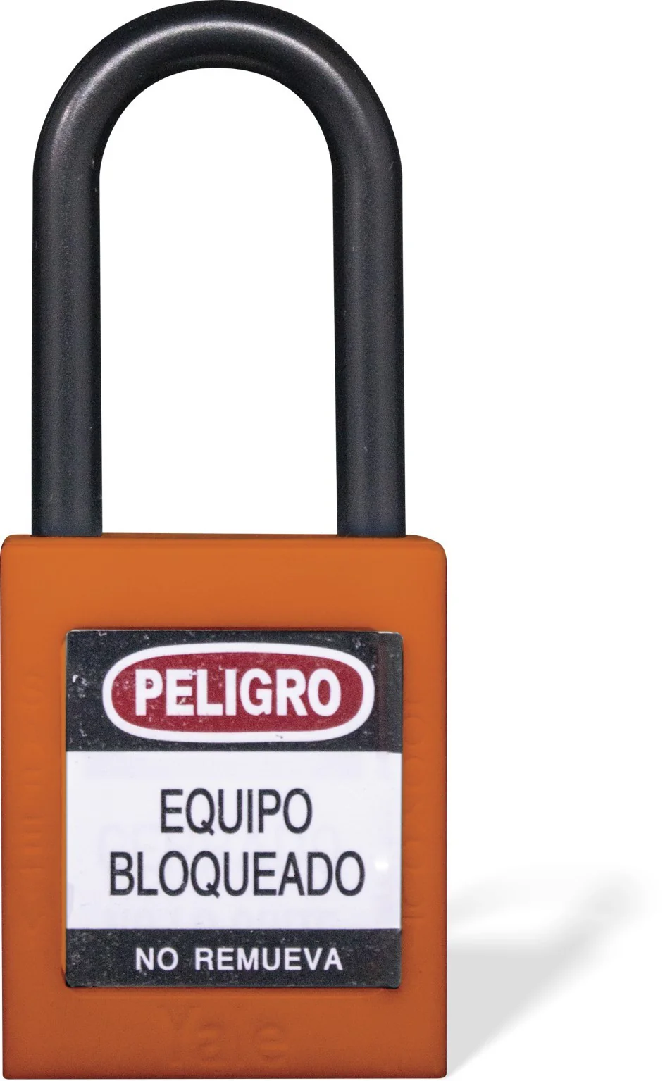 Candado Gancho Nylon Dieléctrico Naranja
