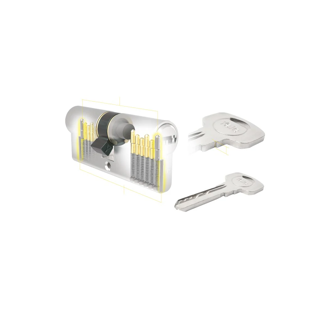 Kit Cerradura de Incrustar 4 Bulones con Manija Bari - Image 5